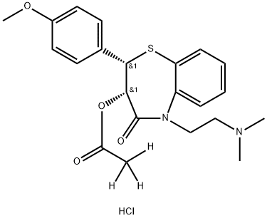 (+)-cis-Diltiazem-d3 HCl (acetoxy-d3)