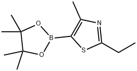 2-乙基-4-甲基-5-(4,4,5,5-四甲基-1,3,2-二氧杂硼烷-2-基)噻唑