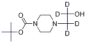 1,1-Dimethylethyl 4-(2-Hydroxyethyl)piperazine-1-carboxylate-d4