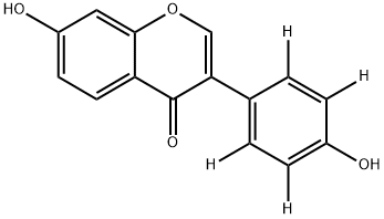 Daidzein-d4 (4-hydroxyphenyl-2,3,5,6-d4)