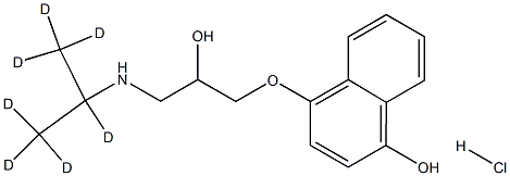 rac-4-Hydroxy Propranolol-d7 Hydrochloride