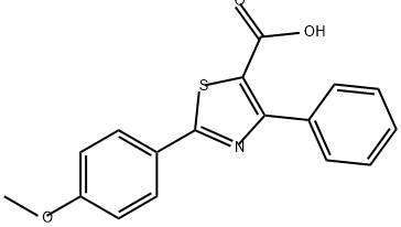 2-(4-Methoxyphenyl)-4-phenylthiazole-5-carboxylic acid