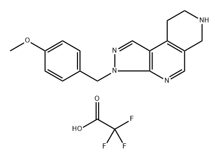 3-(4-Methoxy-benzyl)-6,7,8,9-tetrahydro-3H-pyrazolo[3,4-c][2,7]naphthyridine trifluoroacetate