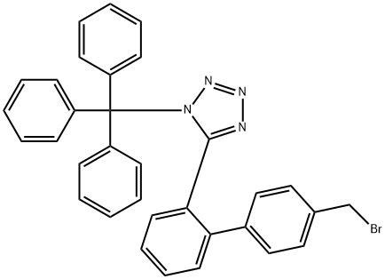 5-[4'-(Bromomethyl)-1,1'-biphenyl-2-yl]-1-triphenylmethyl-1H-tetrazole