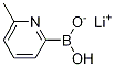6-Methylpyridine-2-boronic acid, mono-lithium salt