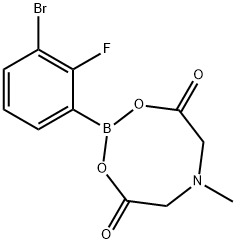 3-溴-2-氟苯硼酸甲基亚氨基二乙酸酯