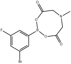 3-溴-5-氟苯硼酸甲基亚氨基二乙酸酯