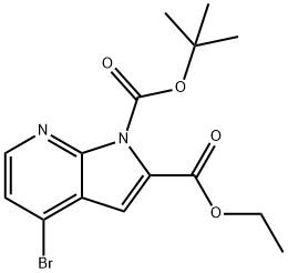 1-tert-Butyl2-ethyl4-bromo-1H-pyrrolo[2,3-b]pyridine-1,2-dicarboxylate