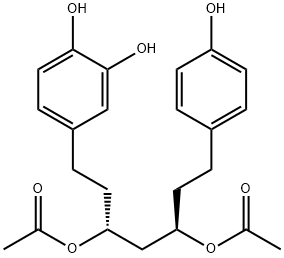 1-(3,4-Dihydroxyphenyl)-7-(4-hydroxyphenyl)heptane-3,5-diyl diacetate