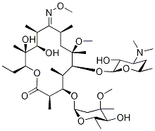 Clarithromycin (9E)-O-Methyloxime