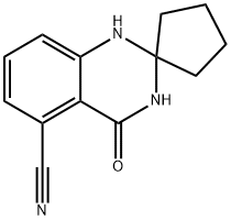4-氧代螺[1,2,3,4-四氢喹唑啉-2,1'-环戊烷]-5-甲腈