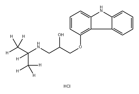 (±)-Carazolol-d7 HCl (iso-propyl-d7)