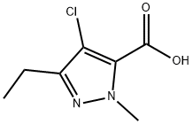 4-氯-3-乙基-1-甲基吡唑-5-甲酸