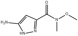 3-Amino-N-methoxy-N-methyl-1H-pyrazole-5-carboxamide