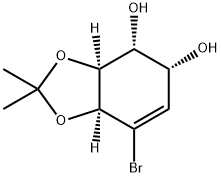 [3aS-(3aα,4α,5α,7aα)]-7-溴-3a,4,5,7a-四氢-2,2-二甲基-1,3-苯并二茂-4,5-二醇