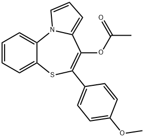 5-(4-甲氧苯基)吡咯[2,1-d][1,5]苯并噻庚因-4-醇醋酸盐