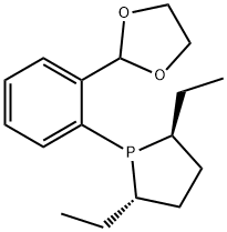 (2S,5S)-(–)-1-(2-(1,3-二氧戊环-2-基)苯基)-2,5-二乙基磷杂环戊烷