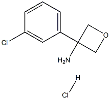 3-(3-chlorophenyl)oxetan-3-amine hydrochloride