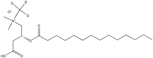 Myristoyl-L-carnitine-d3 Hydrochloride