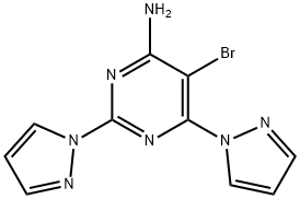 5-溴-2,6-二(1H-吡唑-1-基)嘧啶-4-胺