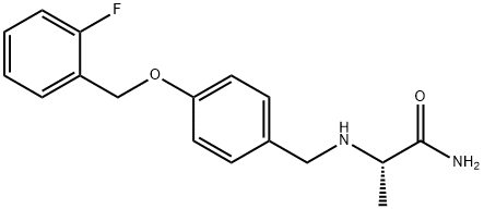 (S)-2-((4-((2-Fluorobenzyl)oxy)benzyl)amino)propanamide