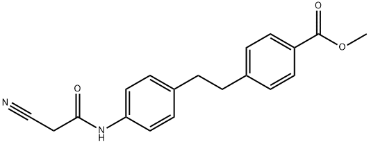 Methyl 4-(4-(2-cyanoacetamido)phenethyl)benzoate