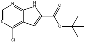 4-氯-7H-吡咯[2,3-d]嘧啶-6-羧酸叔丁酯