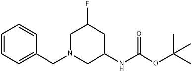 tert-butyl ((3R,5S)-1-benzyl-5-fluoropiperidin-3-yl)carbamate