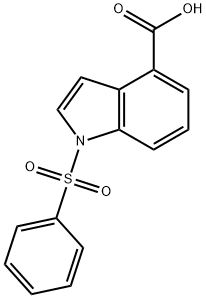 1-(Phenylsulfonyl)-1H-indole-4-carboxylicacid