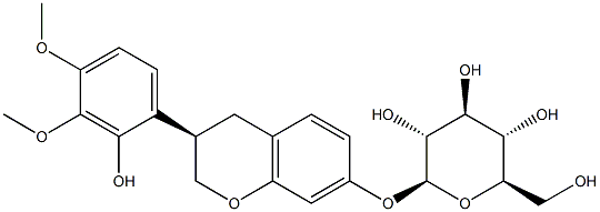 黄芪紫檀烷苷((6aR; 11 aR)-3-羟基-9;10-二甲氧基紫檀烷---7--O--&beta;--D--葡萄糖苷)