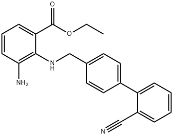 3-氨基-2-[(2`-氰基联苯-4-基)甲基]氨基苯甲酸乙酯