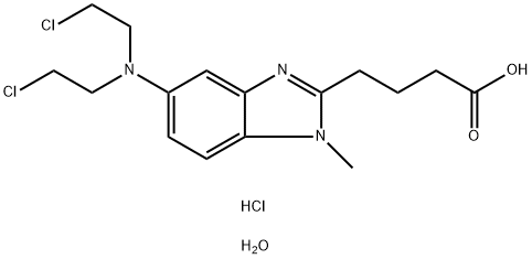 4-(5-(bis(2-chloroethyl)amino)-1-methyl-1H-benzo[d]imidazol-2-yl)butanoic acid hydrochloride hydrate