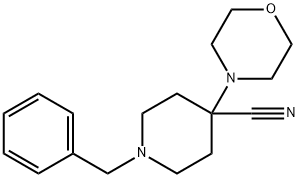 4-(4-吗啉基)-1-(苯基甲基)-4-哌啶甲腈