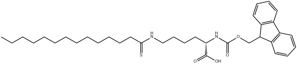 N2-[(9H-Fluoren-9-ylmethoxy)carbonyl]-N6-(1-thioxotetradecyl)-L-Lysine