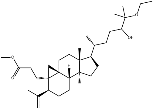 24-Hydroxy-25-ethoxy-3,4-secocycloart-4(28)-en-3-oic acid methyl ester