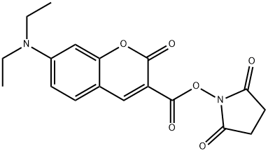 7-(二乙胺基)香豆素-3-羧酸 N-羟基琥珀酰亚胺酯