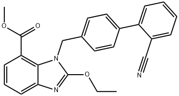 Methyl 1-[(2&#39;-cyanobiphenyl-4-yl)methyl]-2-ethoxy-1H-benzimidazole-7-carboxylate