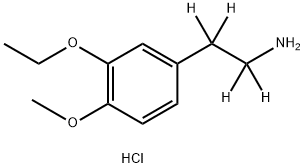 2-(3-Ethoxy-4-methoxyphenyl)ethyl-1,1,2,2-d4-amine HCl