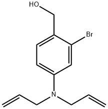 3-溴-N,N-二烯丙基-4-羟甲基苯胺