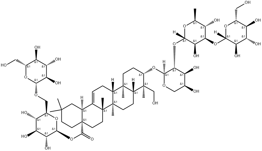 灰毡毛忍冬皂苷甲