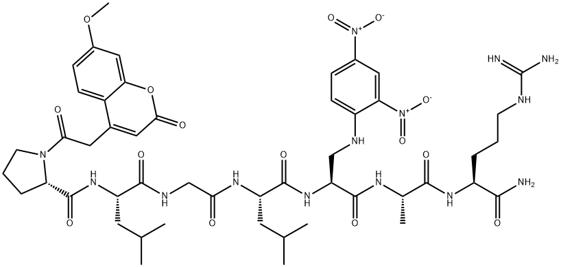7-Methoxycoumarin-4-acetyl-P-L-G-L-β-(2,4-dinitrophenylamino)A-R amide