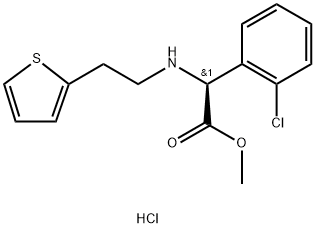 D-(+)-alpha-(2-噻吩乙胺基)-alpha-(2-氯苯基)醋酸甲酯盐酸盐