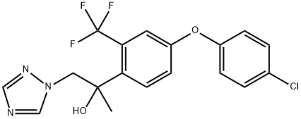 2-(4-(4-chlorophenoxy)-2-(trifluoromethyl)phenyl)-1-(1H-1,2,4-triazol-1-yl)propan-2-ol