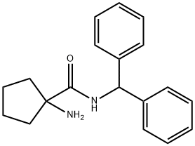 1-amino-N-benzhydrylcyclopentane-1-carboxamide