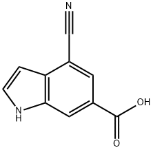 4-氰基-1H-吲哚-6-羧酸