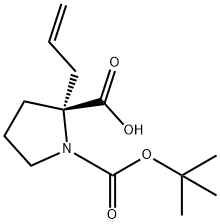 (R)-2-烯丙基-1-(叔丁氧基羰基)吡咯烷-2-羧酸