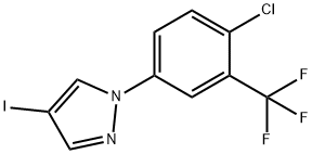 1-(4-Chloro-3-(trifluoromethyl)phenyl)-4-iodo-1H-pyrazole