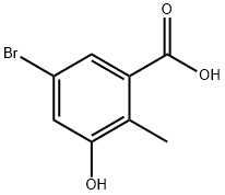 5-Bromo-3-hydroxy-2-methylbenzoicacid