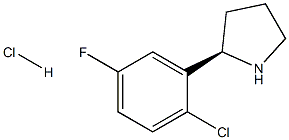 (R)-2-(2-氯-5-氟苯基)吡咯烷盐酸盐
