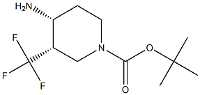 cis-4-Amino-3-trifluoromethyl-piperidine-1-carboxylic acid tert-butyl ester